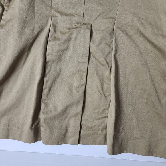 COMME DES GARCONS Curved Front Tailored Dart Jacket RO-J021 Khaki/Beige L NWOT - Picture 14 of 16